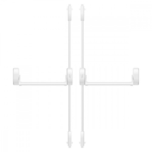 DK - SET PHA 2000 Dvojkrídlové dvere so 4-bodovým zaistením D2/2H-2D Biela matná