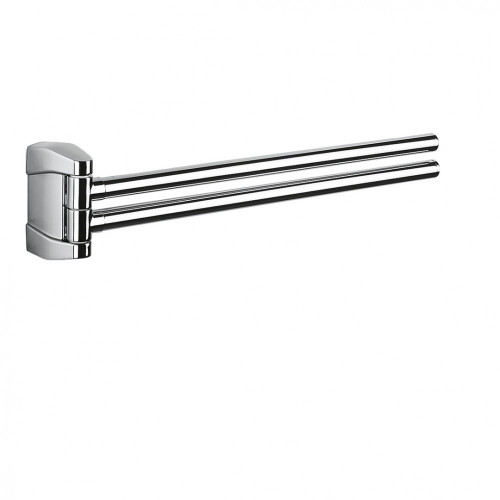 CB - ROAD B8012 - Držiak na uteráky dvojitý 36 cm Chróm lesklý