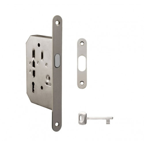 FT - Zámok na posuvné dvere 60/50 BB Nikel lesklý