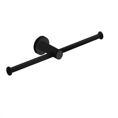 CB - PLUS W4990 - Držiak na toaletný papier dvojitý Čierna matná