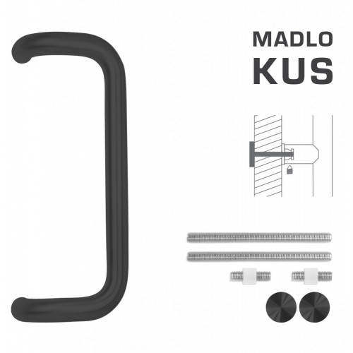 FT - MADLO kód K38 Ø 32 mm UN ks Čierna matná