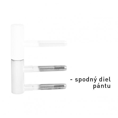 OV - Pánt nenastaviteľný spodný 101/15 Biela matná