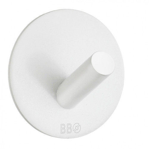 SO - BB - BX1090 - Samolepiaci vešiak na uterák Biela matná