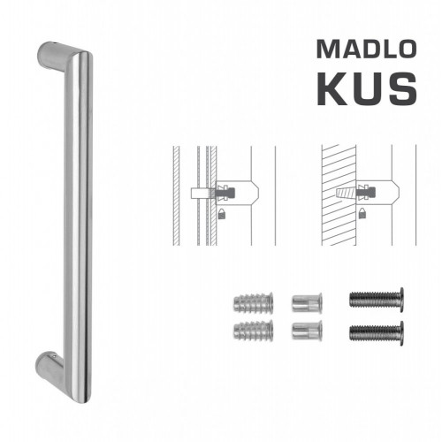 FT - MADLO kód K02 Ø 25 mm SP ks Nerez matná