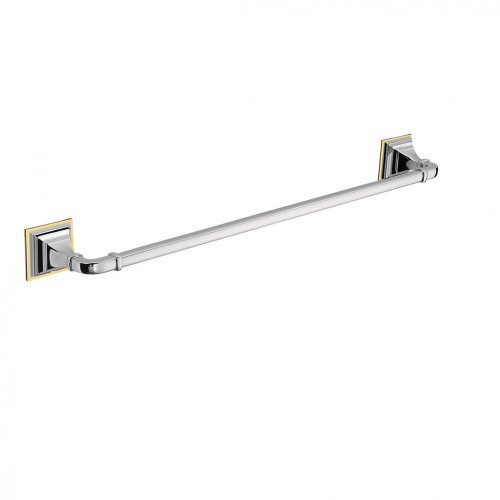 CB - PORTOFINO B3210 + B3200OZ - Držiak na uterák 45 cm s podložkou Chróm lesklý/Zlatá lesklá