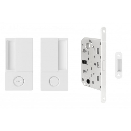 AGB - Set na otváravé dvere WAVE - HR WC Biela matná