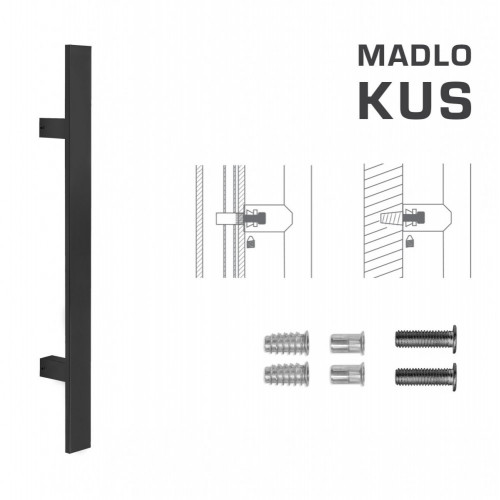 FT - MADLO kód K41S 40x10 mm SP ks Čierna matná