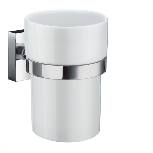 SO - HOUSE RK343P - Pohár na zubné kefky s držiakom Chróm lesklý