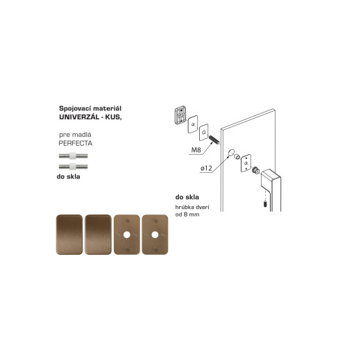 MPK - PERFECTA Spojovací materiál UNIVERZÁL pre MADLO ks MEM - meď matná (MRSG) MPK - PERFECTA Spojovací materiál UNIVERZÁL pre MADLO ks MEM - meď matná (MRSG)