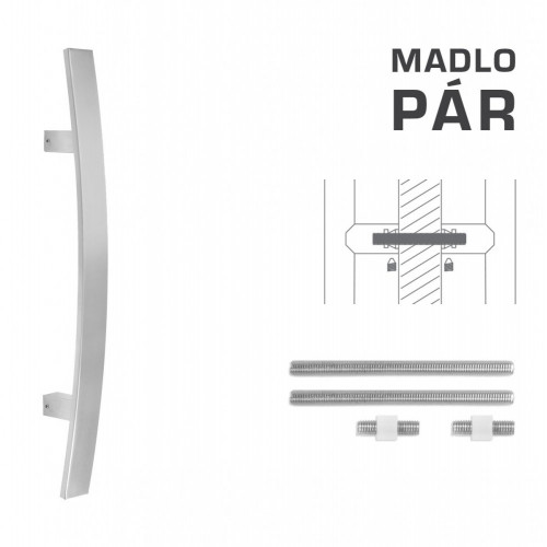 FT - MADLO kód K41C 40x10 mm UN pár Nerez matná