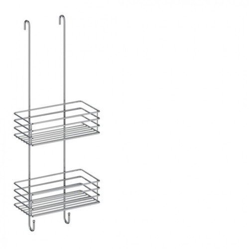 SO - BB - B1210 - Závesný košík do sprchy dvojitý Chróm lesklý