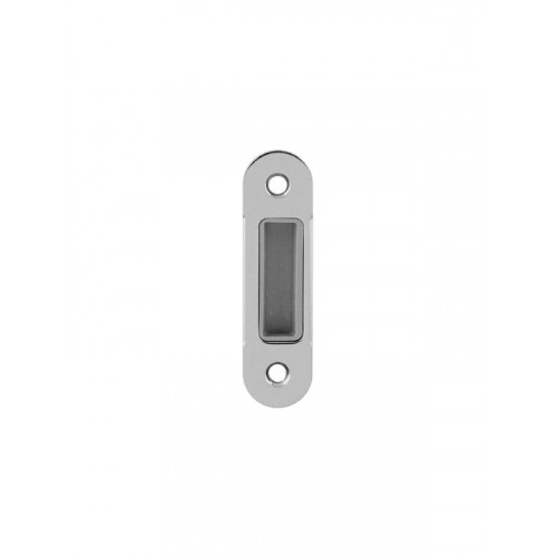 AGB - Protiplech k magnetickému zámku MEDIANA POLARIS nastaviteľný s plastovou vaničkou Chróm matný