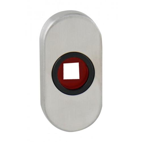 FT - Rozeta R - POD KĽUČKU - 60 x 30 mm Nerez matná