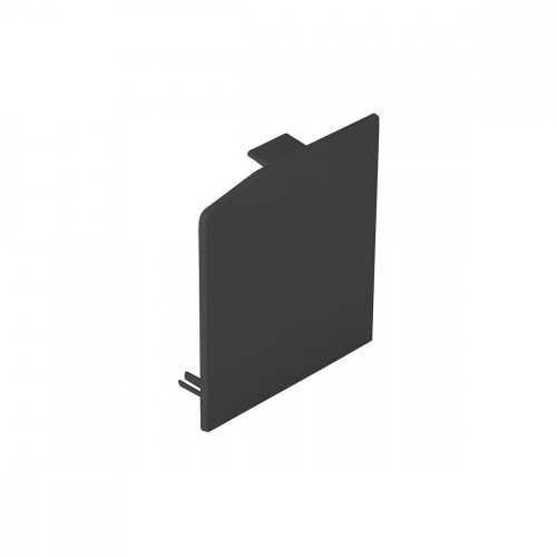 SC - Koncovka na kryt profilu pre drevené dvere Re Čierna matná