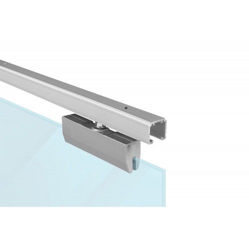 SC - POSUVNÝ SYSTÉM 100 SILENT GLASS 120 KG Strieborná matná