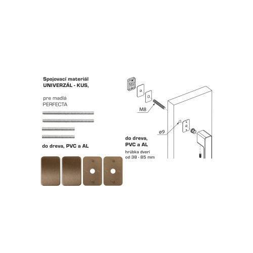 MPK - PERFECTA Spojovací materiál UNIVERZÁL pre MADLO ks MEM - meď matná (MRSG) MPK - PERFECTA Spojovací materiál UNIVERZÁL pre MADLO ks MEM - meď matná (MRSG)