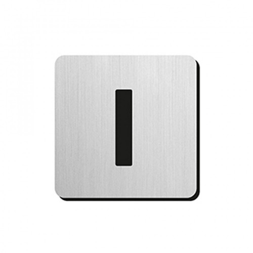 JNF - PIKTOGRAM PÍSMENO "I" - IN.34.300 - 75 mm - nalepovacie Nerez matná