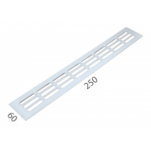 SRL - ALFA vetracia mriežka 60 x 250 mm Biela lesklá