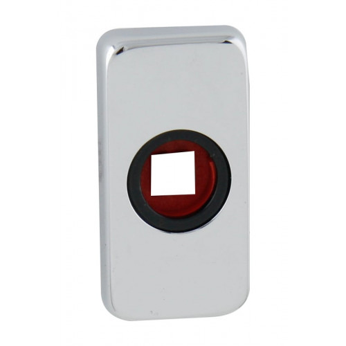 FT - Rozeta 276 - POD KĽUČKU - 60 x 30 mm Chróm lesklý