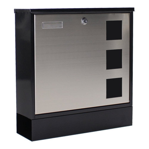 RR - POŠTOVÁ SCHRÁNKA DESIGN BOX - T05535 Antracit matný/Nerez matný