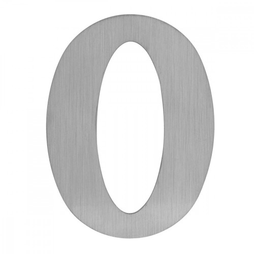 LR - DOMOVÁ ČÍSLICA "0" - 150 mm Nerez matná