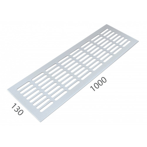 SRL - ALFA vetracia mriežka 130 x 1000 mm Biela lesklá