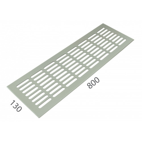 SRL - ALFA vetracia mriežka 130 x 800 mm Nerez matná