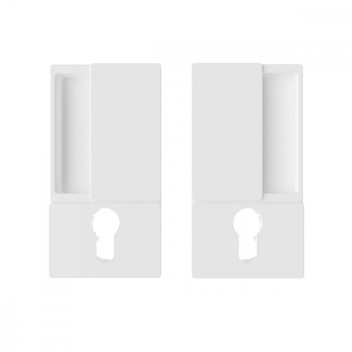 AGB - MUŠĽA WAVE na otváravé dvere PZ Biela matná