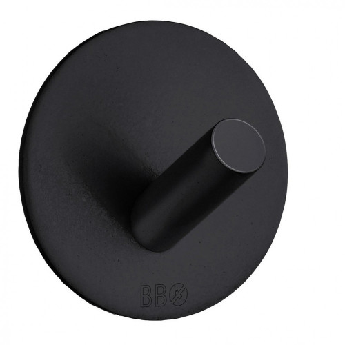 SO - BB - BB1090 - Samolepiaci vešiak na uterák Čierna matná