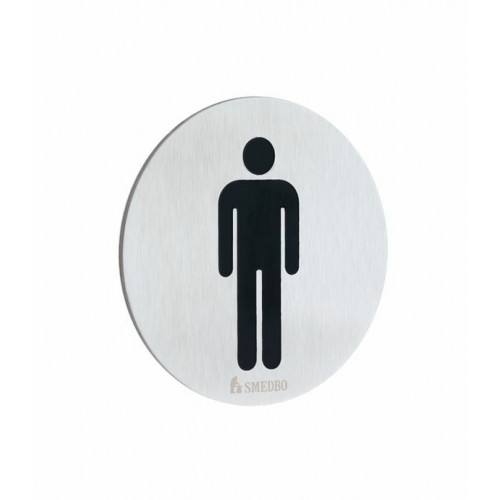 SO - XTRA FS957 - Piktogram WC páni samolepiaci Nerez matná
