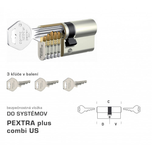 DK - PEXTRA plus combi US Nikel matný