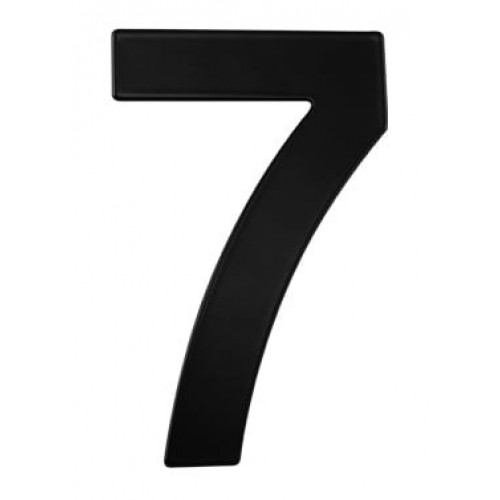 SS - DOMOVÁ ČÍSLICA "7" - 152 mm Čierna matná