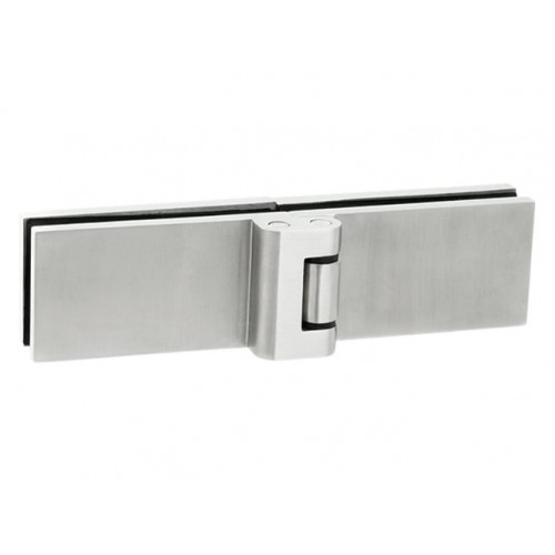 JNF - IN.27.001 Horizontálny pánt na sklenené tabule (sklo-sklo) Nerez matná