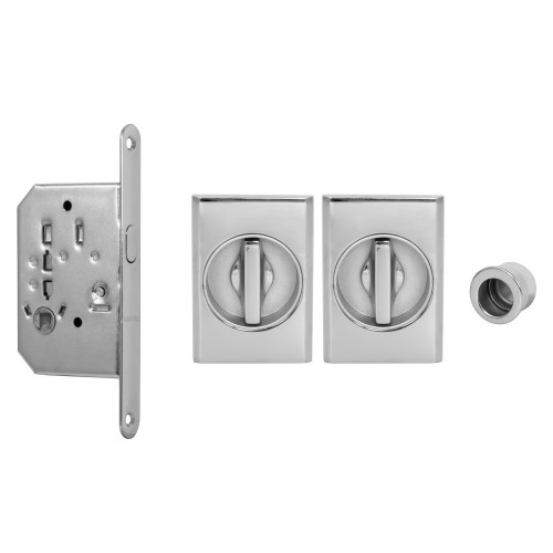 ML - Set na posuvné dvere - 1038 Chróm lesklý