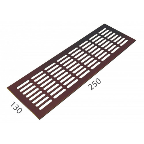 SRL - ALFA vetracia mriežka 130 x 250 mm Bronz matný