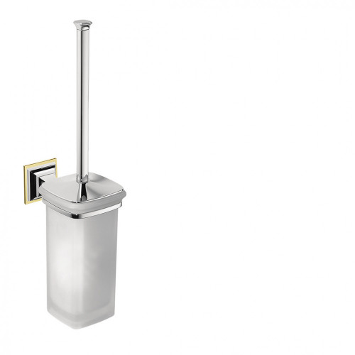 CB - PORTOFINO  B3207 + B3200OZ - WC kefa so závesnou nádobou a podložkou Chróm lesklý/Zlatá lesklá