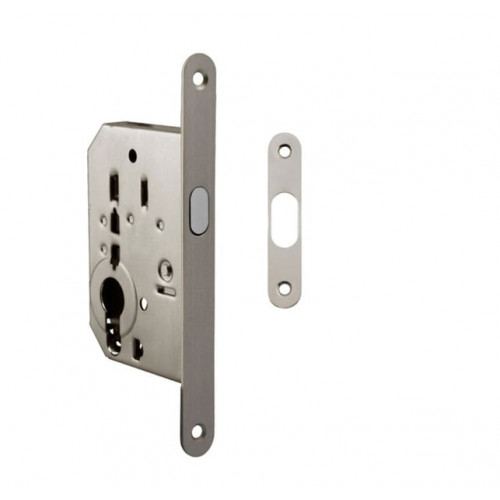 FT - Zámok na posuvné dvere 62/50 PZ Nikel lesklý