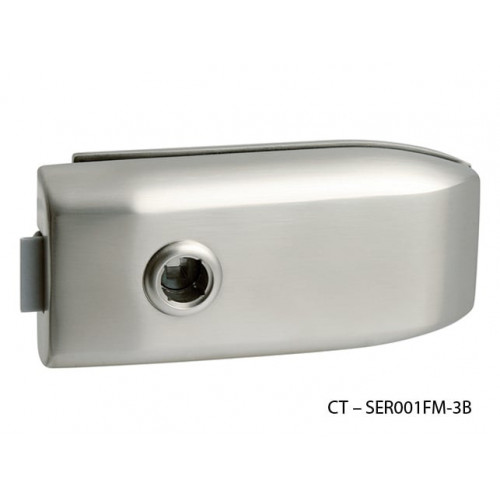 CT - 6000 Kovanie na sklenené dvere Nikel matný