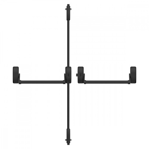 DK - SET PHA 2000 Dvojkrídlové dvere s 3-bodovým zaistením D2/1H-1D-1B Čierna matná