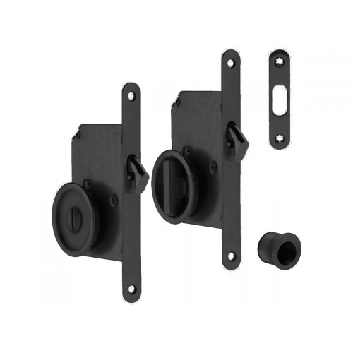 TI - Set na posuvné dvere 2850 WC - R Čierna matná