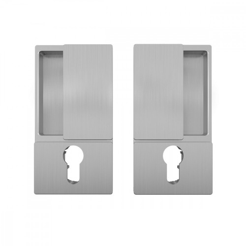 AGB - MUŠĽA WAVE na posuvné dvere PZ Chróm matný