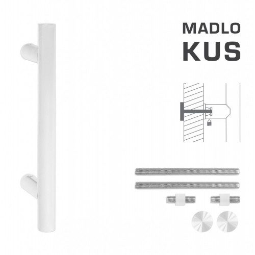 FT - MADLO kód K00 Ø 25 mm UN ks Biela matná