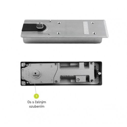 GZ - TS 500 EN 3 Podlahový samozatvárač Nerez matná