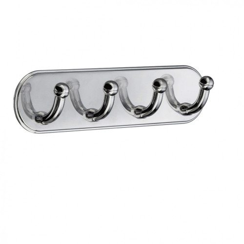 SO - BB - BK1124 - Samolepiaci vešiak na uteráky štvoritý Chróm lesklý