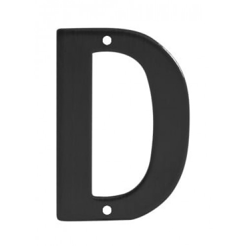 SO - BB - BB953 - DOMOVÉ PÍSMENO "D" - 120 mm Čierna matná