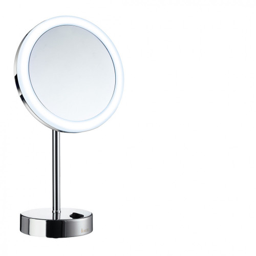 SO - OUTLINE FK484EP - Zväčšovacie kozmetické zrkadlo s LED osvetlením Chróm lesklý