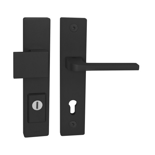 TI - FORTE PLUS 3214/SUPRA 3097 - SH, hrúbka dverí 64-70 mm Čierna matná