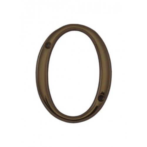 MPK - DOMOVÁ ČÍSLICA "0" - 80 mm Bronz matný