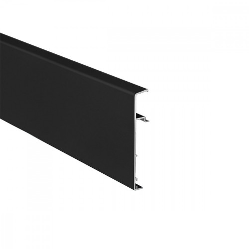 SC - Kryt art. 0169 na profil 0195 a 196 AF pre sklenené dvere  Čierna matná
