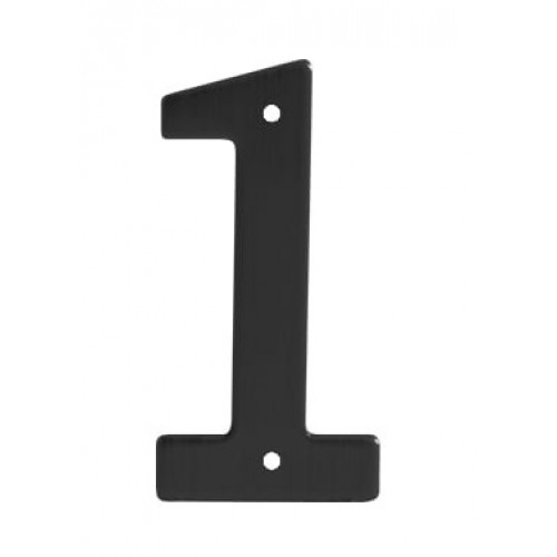 SO - BB - BB941 - DOMOVÁ ČÍSLICA "1" - 150 mm Čierna matná